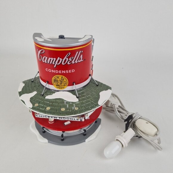 Department 56 Campbell's Soup Counter 55309 Snow Christmas Village Retired - Picture 1 of 7